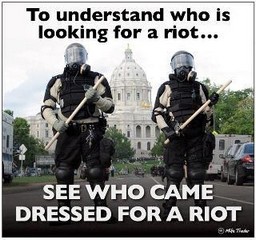 Dressed for a riot